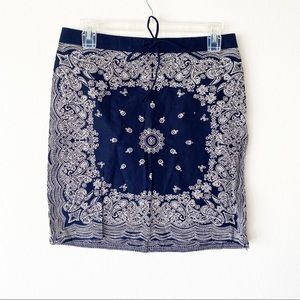 Y2K Bandana Drawstring  Skirt